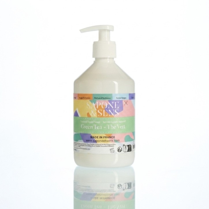 Sapone liquido naturale al tè verde