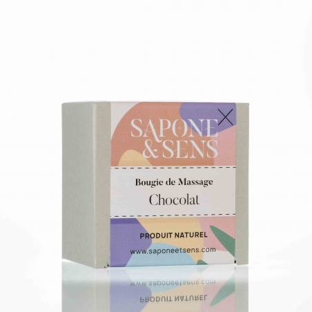 Chocolate massage candle