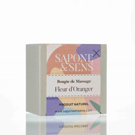 Massage kaars met oranjebloesem