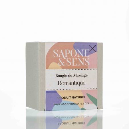 Romantic massage candle
