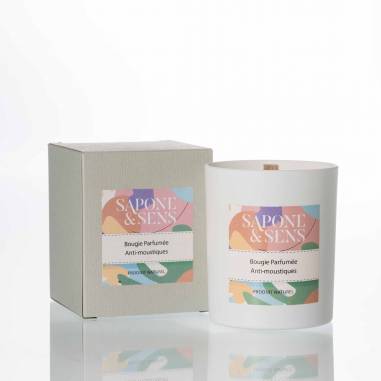 Bougie parfumée Antimoustique - Sapone & Sens