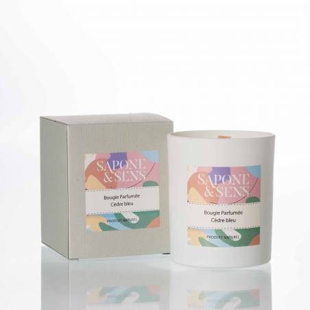Blue Cedar scented candle - Sapone & Sens