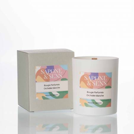 Vela perfumada Orquídea blanca - Sapone & Sens