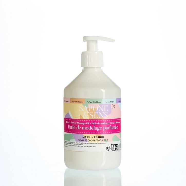 Parfümiertes Massageöl Hibiskusblüte Parfümiertes Massageöl Hibiskusblüte