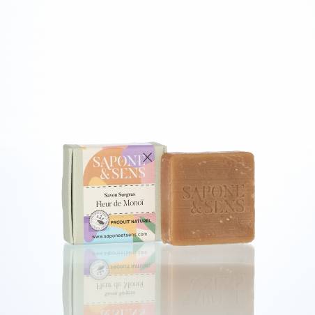 Rückfettende Seife Monoi-Blüte - Sapone & Sens